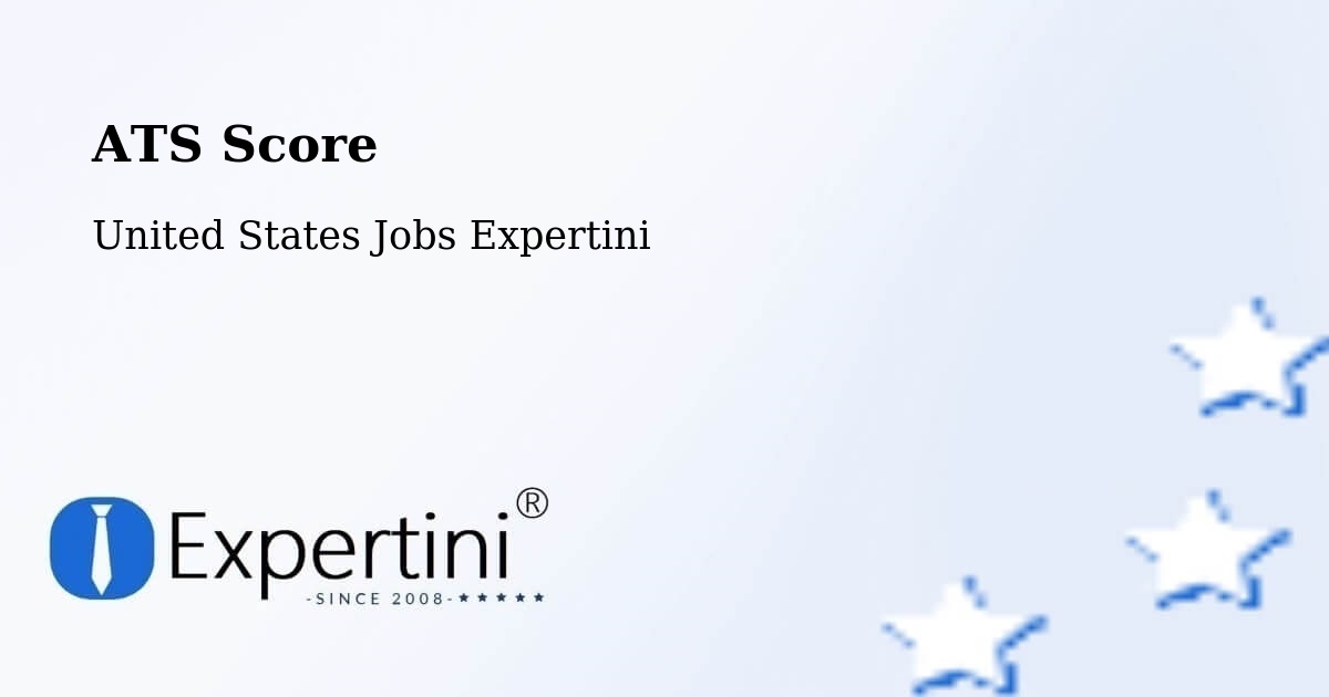 Resume ATS Score & Job Description Match Tool – Security Widefield - United States Jobs Expertini